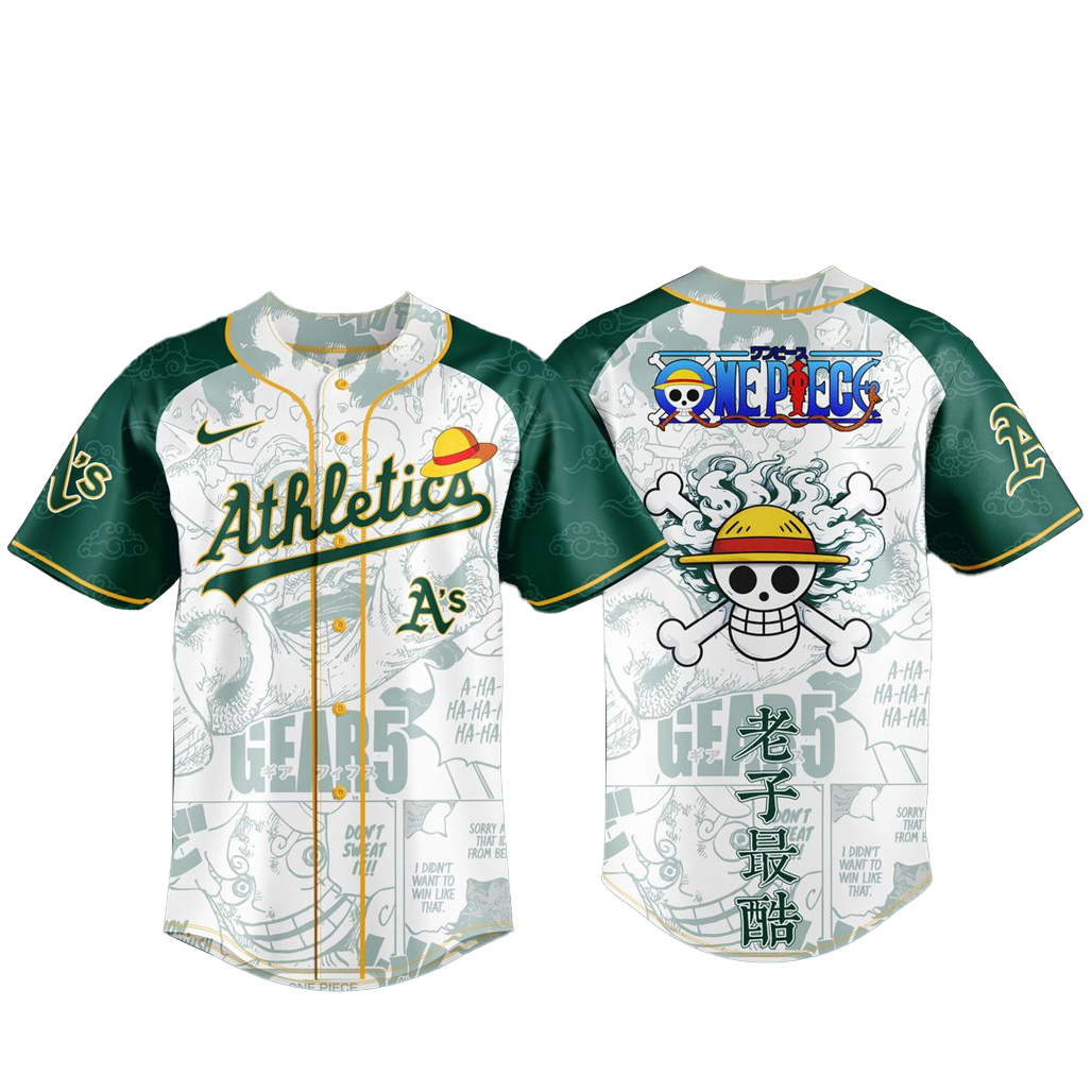 Oakland Athletics x One Piece Night 2026 Game Baseball Jersey Oakland Athletics x One Piece Night 2026 Game Baseball Jersey