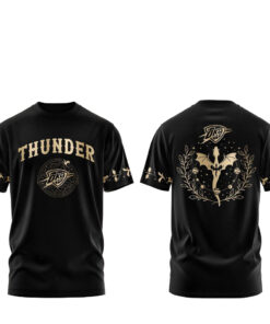 Oklahoma City Thunder x Fourth Wings Night 2026 All Dark Shirt