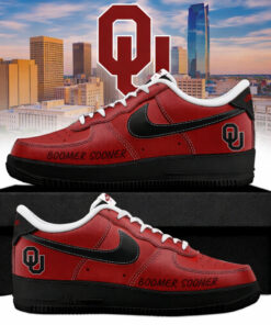 Oklahoma Sooners Boomer Sooner 2026 Air Force 1 Shoes Sneakers