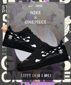 One Piece Luffy Gear 5 Nika Air Force 1 Shoes Sneakers Version 1