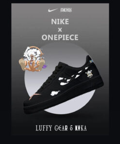 One Piece Luffy Gear 5 Nika Air Force 1 Shoes Sneakers Version 2