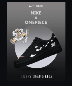 One Piece Luffy Gear 5 Nika Air Force 1 Shoes Sneakers Version 4