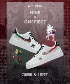 One Piece Luffy and Zoro Air Force 1 Shoes Sneakers