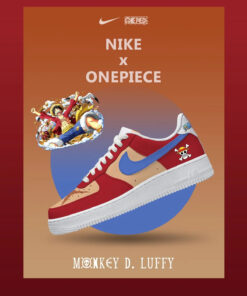 One Piece Monkey D. Luffy Air Force 1 Shoes Sneakers Version 1