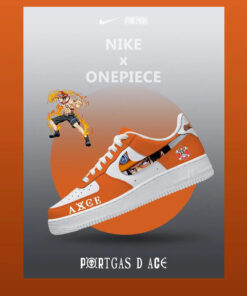 One Piece Portgas D Ace Air Force 1 Shoes Sneakers