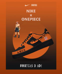 One Piece Portgas D Ace Air Force 1 Shoes Sneakers Version 2