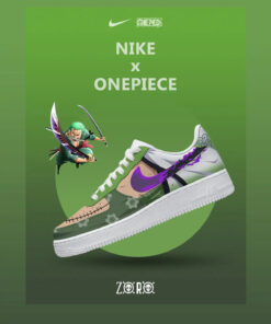One Piece Roronoa Zoro Air Force 1 Shoes Sneakers