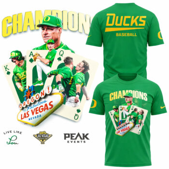 Oregon Ducks Baseball Champions Las Vegas 2026 Shirt
