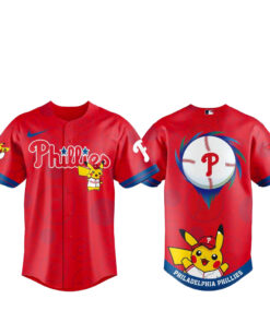 Philadelphia Phillies 30th Anniversary Pokemon Night Baseball Jersey