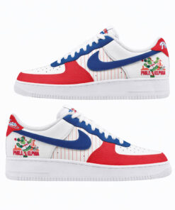 Philadelphia Phillies Baseball League Air Force 1 Shoes Sneakers