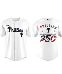 Philadelphia Phillies Celebrating America’s 250th Baseball Jersey