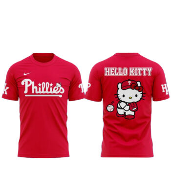 Philadelphia Phillies x Hello Kitty Night 2026 All Red Shirt