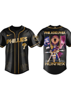 Philadelphia Phillies x Kpop Demon Hunter 2026 Golden Baseball Jersey