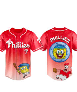 Philadelphia Phillies x SpongeBob Home Run Baseball Jersey