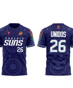 Custom Name and Number Phoenix Suns Hispanic Heritage Night 2026 Champs Shirt