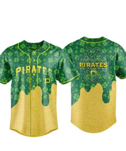Pittsburgh Pirates Happy St Patrick’s Day 2026 Baseball Jersey