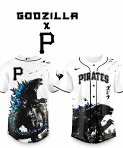Pittsburgh Pirates x Godzilla Monster Baseball Jersey