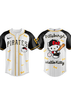 Pittsburgh Pirates x Hello Kitty 2026 And Sanrio World Baseball Jersey