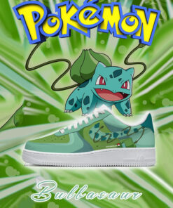 Pokemon Bulbasaur Air Force 1 Shoes Sneakers
