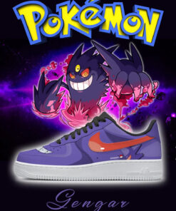Pokemon Gengar Air Force 1 Shoes Sneakers
