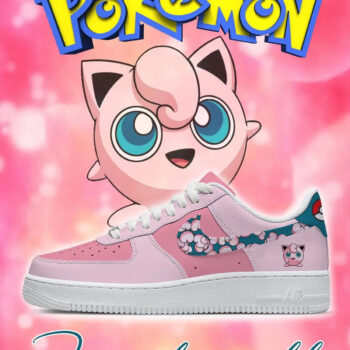 Pokemon Jigglypuff Air Force 1 Shoes Sneakers