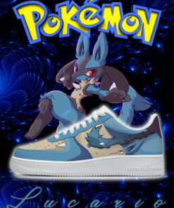 Pokemon Lucario Style 1 Air Force 1 Shoes Sneakers