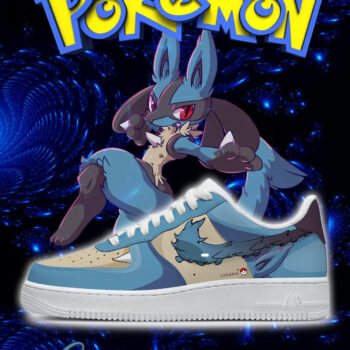 Pokemon Lucario Style 1 Air Force 1 Shoes Sneakers
