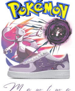 Pokemon Mewtwo Air Force 1 Shoes Sneakers