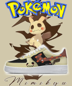 Pokemon Mimikyu Air Force 1 Shoes Sneakers