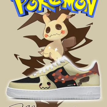 Pokemon Mimikyu Air Force 1 Shoes Sneakers