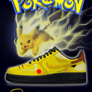 Pokemon Pikachu Air Force 1 Shoes Sneakers
