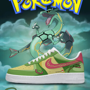 Pokemon Rayquaza Air Force 1 Shoes Sneakers