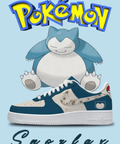 Pokemon Snorlax Air Force 1 Shoes Sneakers
