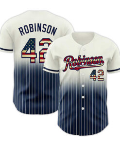Robinson Number 42 America Baseball Jersey