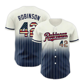 Robinson Number 42 America Baseball Jersey