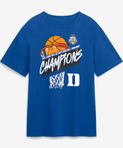 Royal Duke Blue Devils 2026 ACC Men's Basketball Tournament Champions T-Shirt