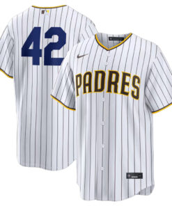 San Diego Padres White Home 2026 Jackie Robinson Day Baseball Jersey
