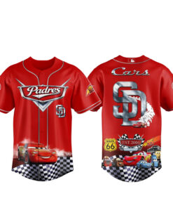 San Diego Padres x Cars 20th Anniversary Baseball Jersey