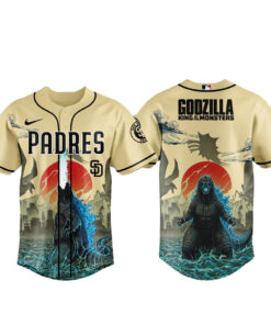 San Diego Padres x Godzilla King of The Monsters Baseball Jersey