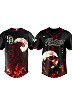 San Diego Padres x Godzilla Minus Zero Baseball Jersey