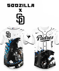 San Diego Padres x Godzilla Monster Baseball Jersey