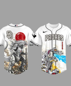 San Diego Padres x MechaGodzilla Monster Baseball Jersey