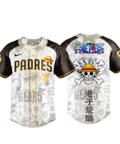 San Diego Padres x One Piece Night 2026 Game Baseball Jersey