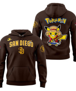 San Diego Padres x One Piece x Pokemon 2026 Anime Night Hoodie