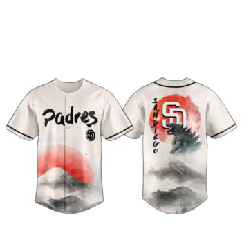 San Diego Padres x The Godzilla Kaiju Baseball Jersey