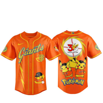 San Francisco Giants Celebration 30th Pokemon 2026 Baseball Jersey