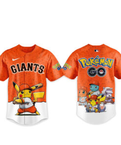 San Francisco Giants Pokemon Go Night 2026 Game Baseball Jersey
