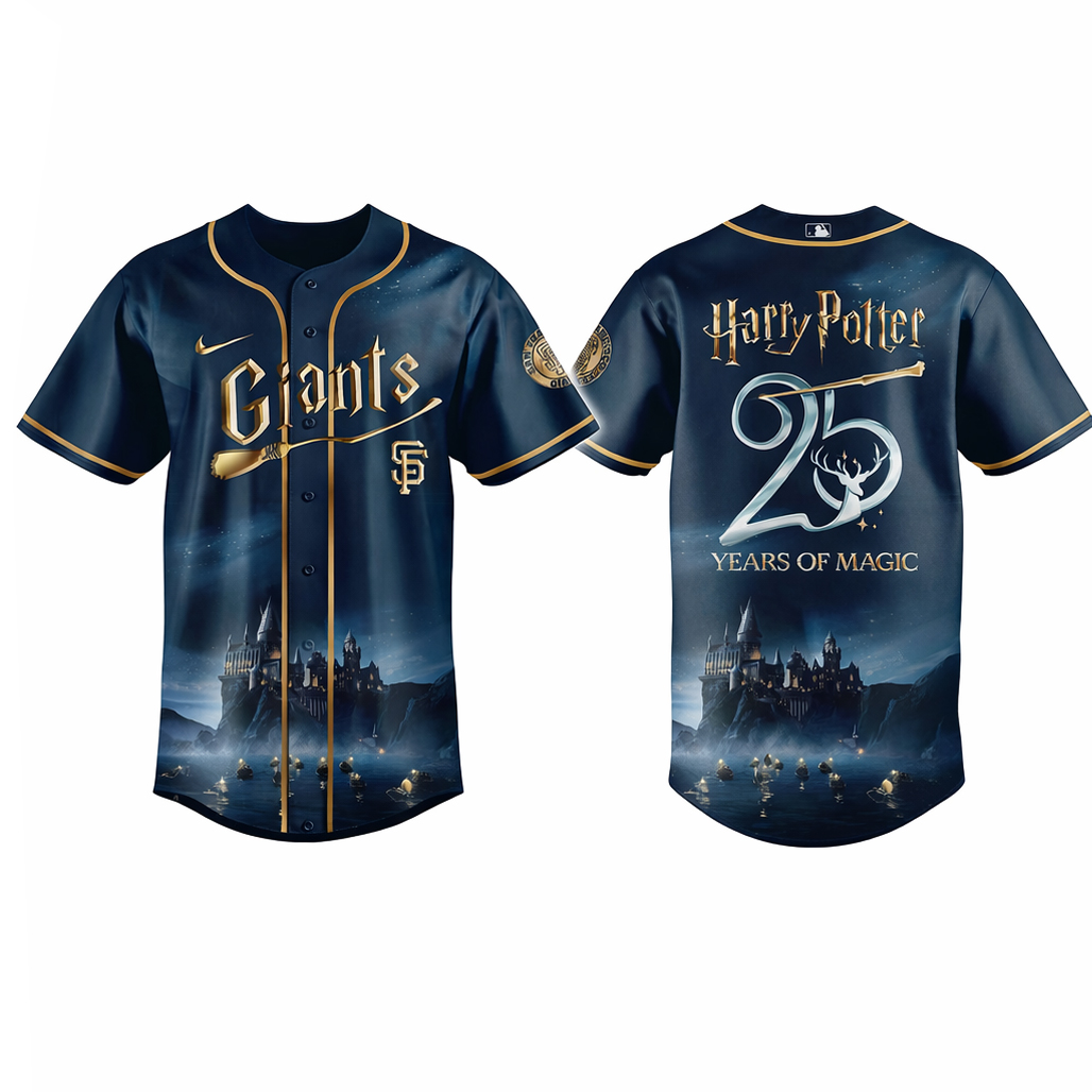 San-Francisco-Giants-x-Harry-Potter-25-Years-of-Magic-Baseball-Jersey.jpg San Francisco Giants x Harry Potter 25 Years of Magic Baseball Jersey