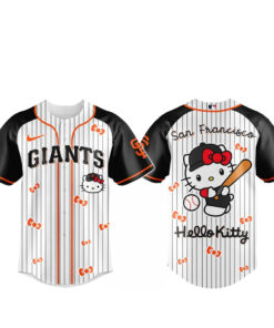 San Francisco Giants x Hello Kitty 2026 And Sanrio World Baseball Jersey