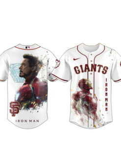 San Francisco Giants x Iron Man Game Day Baseball Jersey